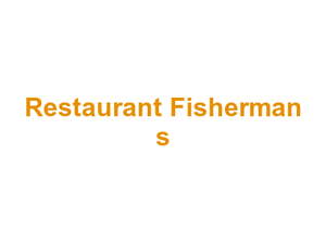 Restaurant Fisherman s Logo