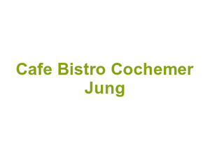 Cafe Bistro Cochemer Jung Logo