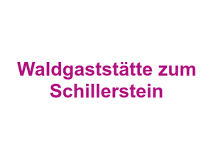 Waldgaststätte zum Schillerstein Logo