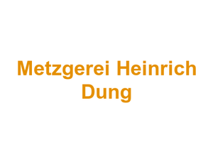 Metzgerei Heinrich Dung Logo