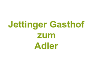 Metzgerei & Partyservice Jettinger Gasthof zum Adler Logo