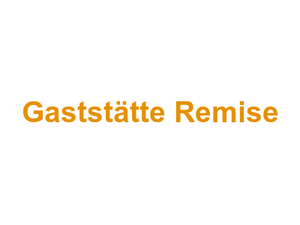 Gaststätte Remise Logo