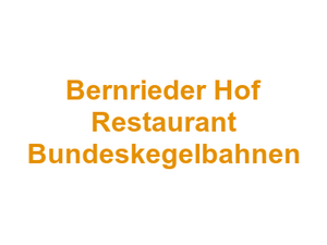 Bernrieder Hof Restaurant Bundeskegelbahnen Logo