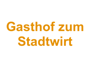 Gasthof zum Stadtwirt Logo