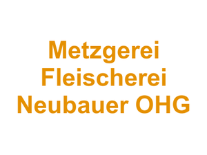 Metzgerei Fleischerei Neubauer OHG Logo