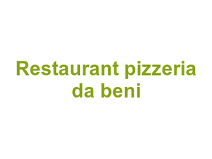 Restaurant pizzeria da beni Logo