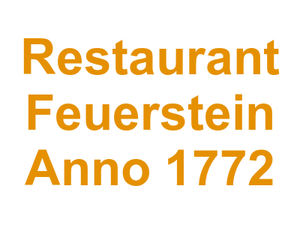 Restaurant Feuerstein Anno 1772 Logo