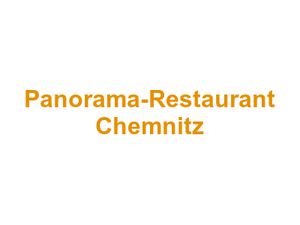 Panorama-Restaurant Chemnitz Logo