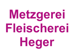 Metzgerei Fleischerei Heger Logo