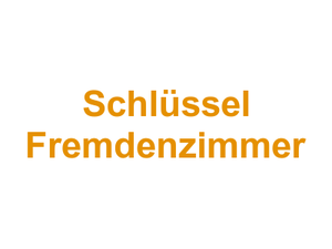 Schlüssel Fremdenzimmer Logo