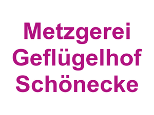 Metzgerei Geflügelhof Schönecke Logo