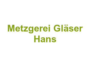 Metzgerei Gläser Hans Logo