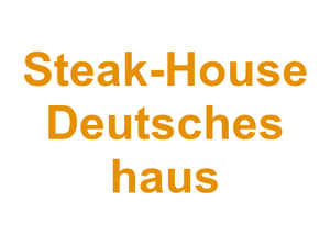 Steak-House Deutsches haus Logo