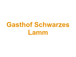 Gasthof Schwarzes Lamm Logo