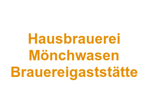 Hausbrauerei Mönchwasen Brauereigaststätte Logo