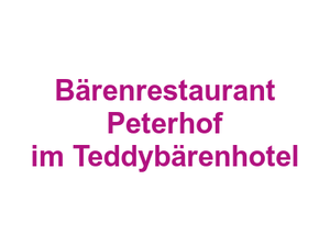 Bärenrestaurant Peterhof im Teddybärenhotel Logo