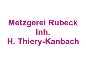 Metzgerei Rubeck Inh. H. Thiery-Kanbach Logo