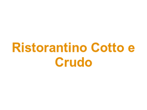 Ristorantino Cotto e Crudo Logo