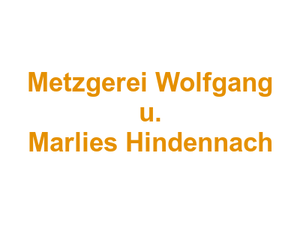 Metzgerei Wolfgang u. Marlies Hindennach Logo