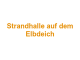 Strandhalle auf dem Elbdeich Logo