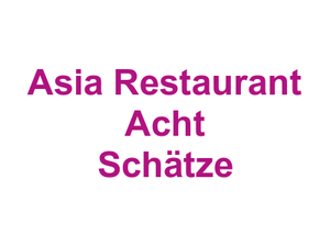 Asia Restaurant "Acht Schätze" Logo