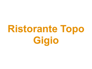 Ristorante Topo Gigio Logo