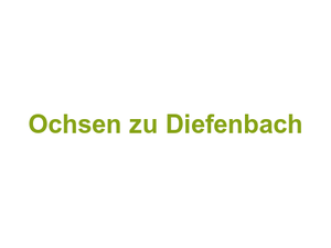 Ochsen zu Diefenbach Logo
