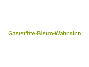 Gaststätte-Bistro-Wahnsinn Logo