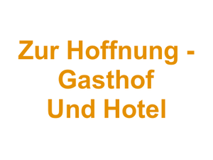 Zur Hoffnung - Gasthof Und Hotel Logo