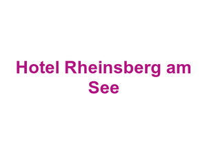 Hotel Rheinsberg am See Logo