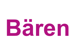 Bären Logo
