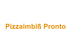 Pizzaimbiß Pronto Logo
