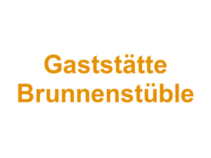 Gaststätte Brunnenstüble Logo