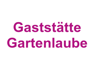 Gaststätte Gartenlaube Logo