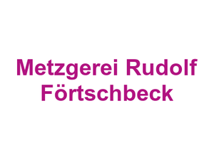 Metzgerei Rudolf Förtschbeck Logo