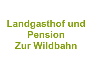 Landgasthof und Pension Zur Wildbahn Logo