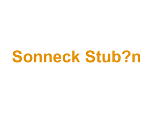 Sonneck Stub’n Logo