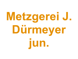 Metzgerei J. Dürmeyer jun. Logo