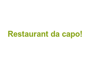 Restaurant da capo! Logo
