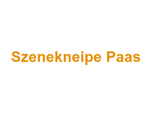 Szenekneipe Paas Logo