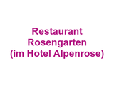 Restaurant Rosengarten (im Hotel Alpenrose) Logo