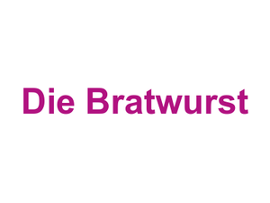 Die Bratwurst Logo