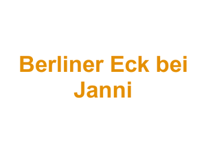 Berliner Eck bei Janni Logo