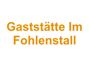 Gaststätte Im Fohlenstall Logo