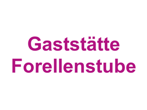 Gaststätte Forellenstube Logo