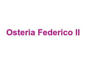 Osteria Federico II Logo