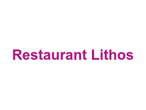 Restaurant Lithos Logo