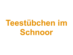 Teestübchen im Schnoor Logo