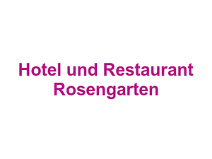 Hotel und Restaurant Rosengarten Logo
