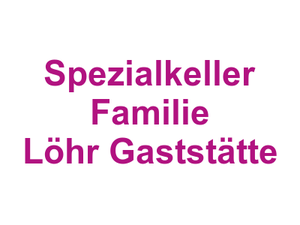 Spezialkeller Familie Löhr Gaststätte Logo